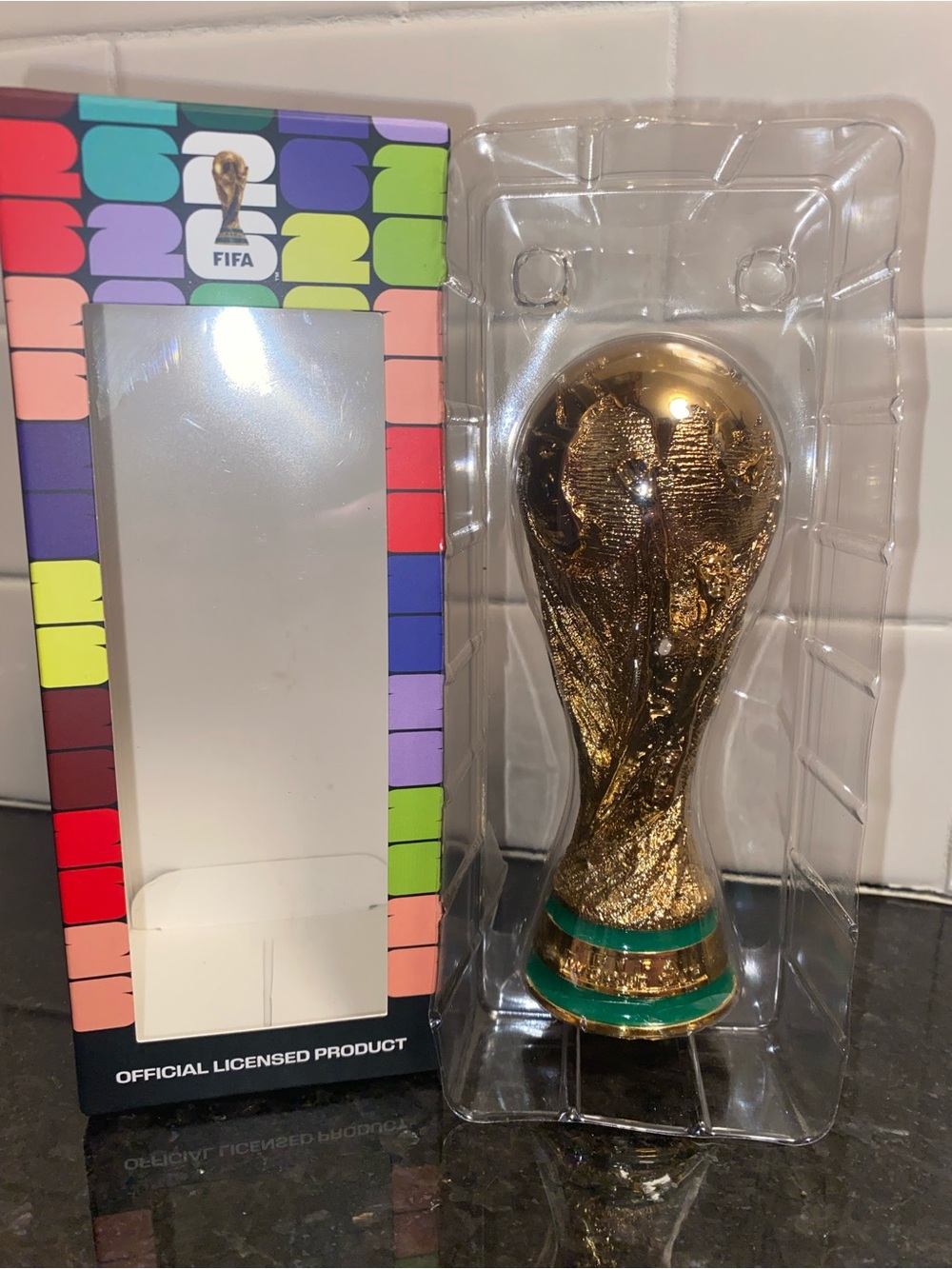 2026 FIFA World Cup Soccer Souvenir 5.1” Trophy - NEW/SEALED - Picture 13 of 16